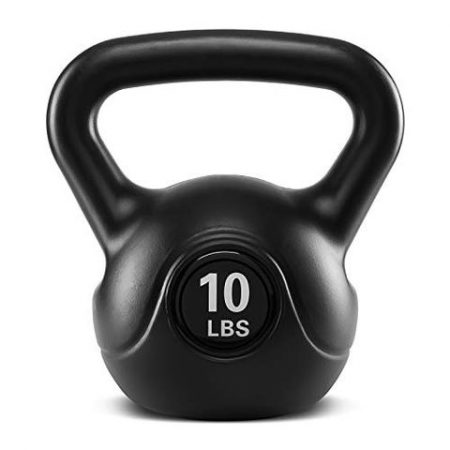 PVC Plastic Coated Kettlebell 10LBS - Click Image to Close